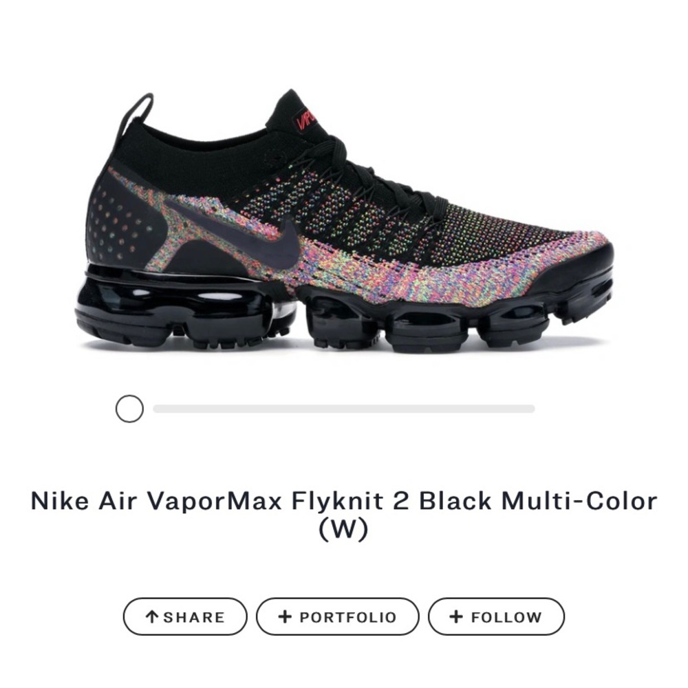 Vapormax Multicolor Flyknit 2 Black-Multicolor